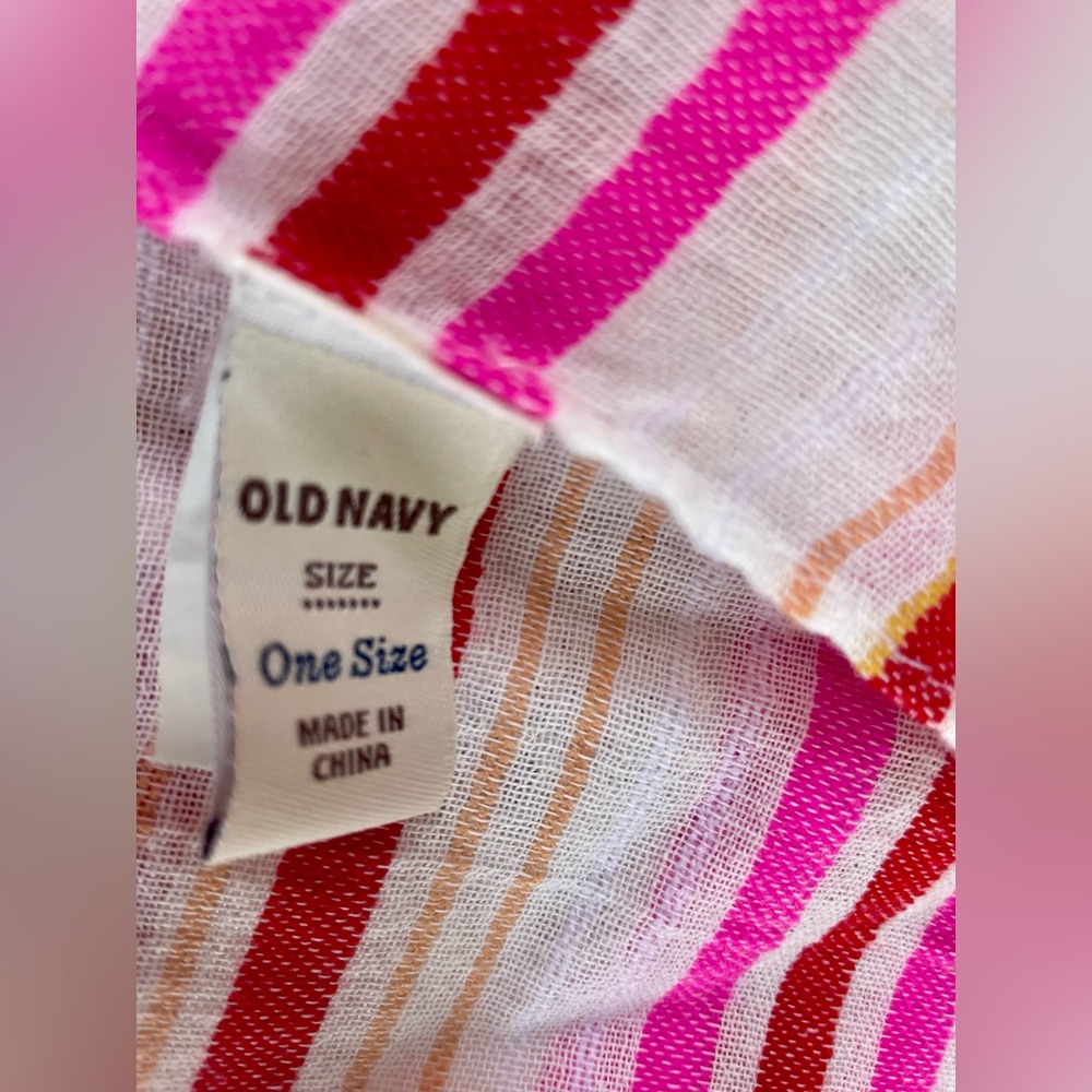Colorful Striped Spring Scarf - Picture 3 of 6